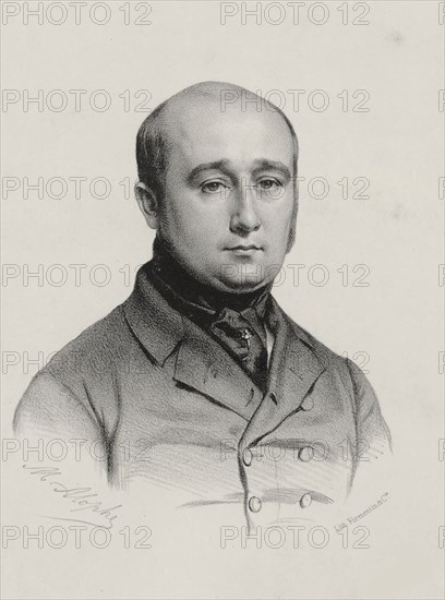 Portrait of the composer Frédéric Bérat (1801-1855), 1850.