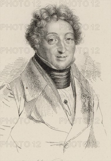 Portrait of the composer Henri-Montan Berton (1767-1844), 1830.