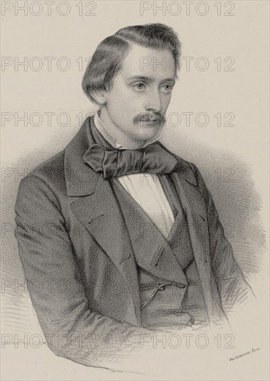 Portrait of the composer Jakob Blumenthal (1829-1908).