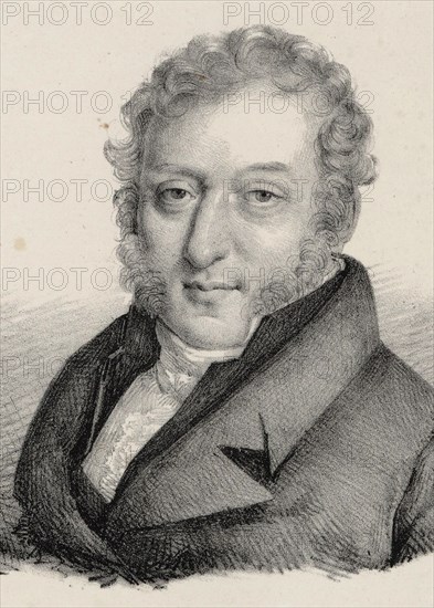 Portrait of the composer Ferdinando Carulli (1770-1841), 1830.