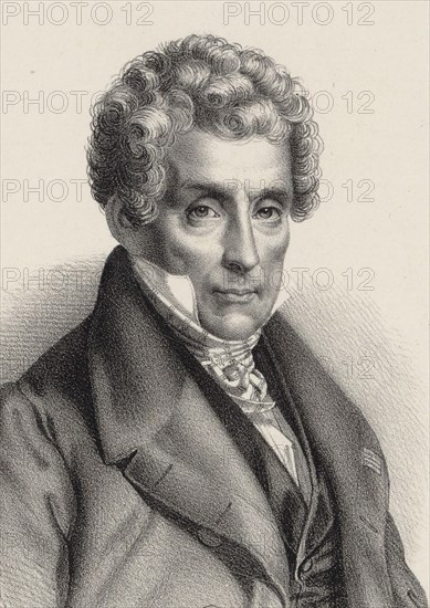 Portrait of the composer Luigi Cherubini (1760-1842), 1850.