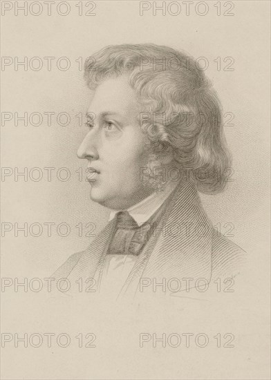 Portrait of the composer Frédéric Chopin (1810-1849), 1840s.