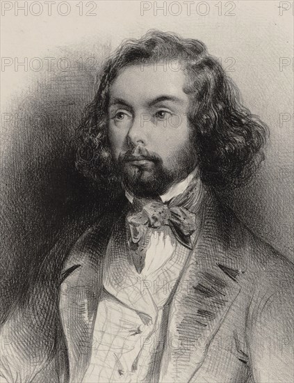 Portrait of the composer Félicien David (1810-1876).