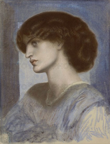 Portrait of Jane Morris, 1868-1874.