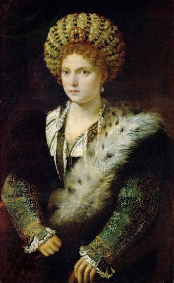 Portrait of Isabella d'Este, c.1535.