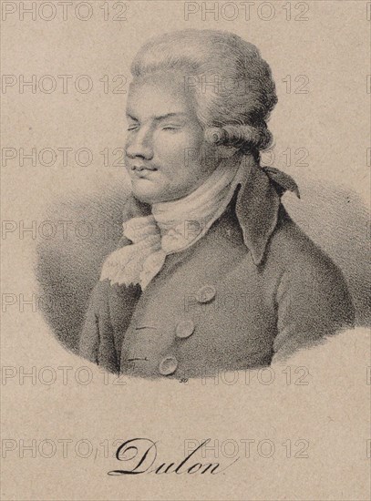 Portrait of the flautist and composer Friedrich Ludwig Dulon (1769-1826), 1830.