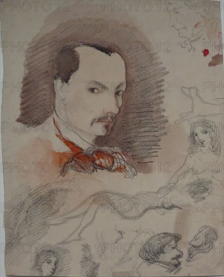 Self-Portrait, Between 1844 and 1847.