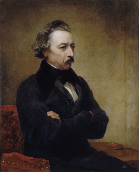 Portrait of Ary Scheffer (1795-1858), c. 1840.