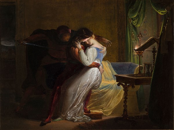 Paolo and Francesca, 1825-1829.
