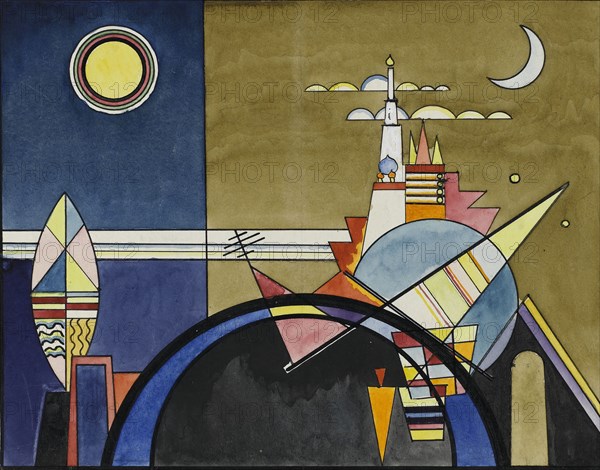 Picture XVI. The Great Gate of Kiev. Stage design for Pictures at an Exhibition by Modest Mussorgs