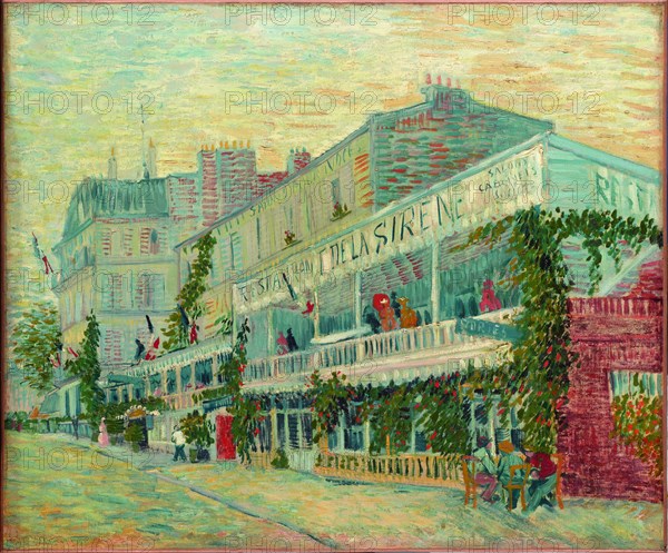 Le Restaurant de la Sirène à Asnières, 1887.