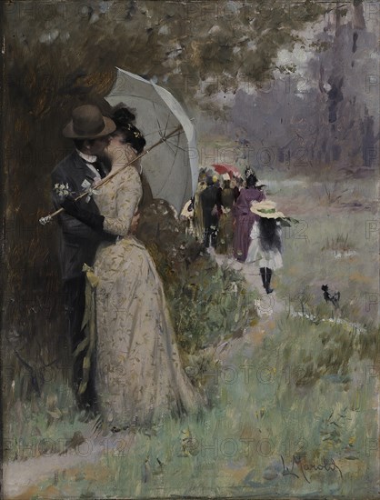 The Kiss, 1890s.