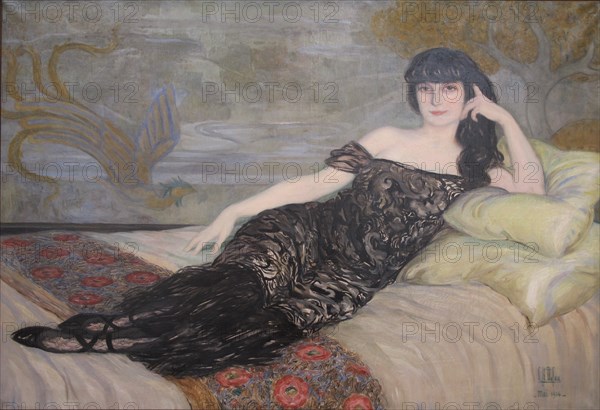 Portrait of Anna-Elisabeth, Comtesse Mathieu de Noailles (1876-1933), 1914.