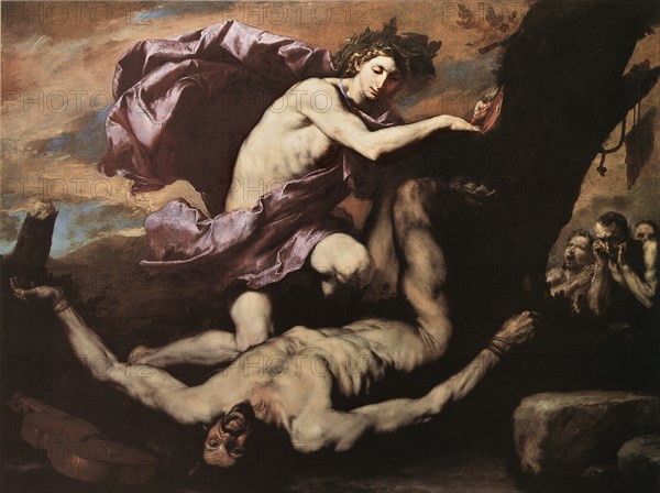 Marsyas and Apollo, 1637.