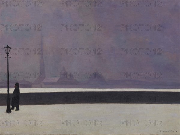 The Neva River, light mist, 1913.