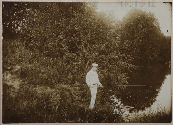 Alexander Blok Fishing. Shakhmatovo, 1894.