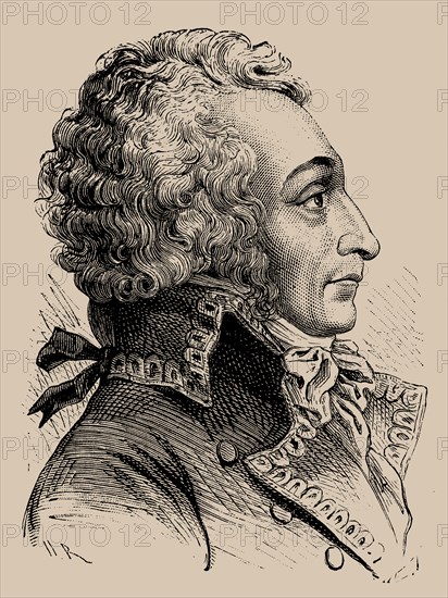 Alexandre, Vicomte de Beauharnais (1760-1794) , 1889.