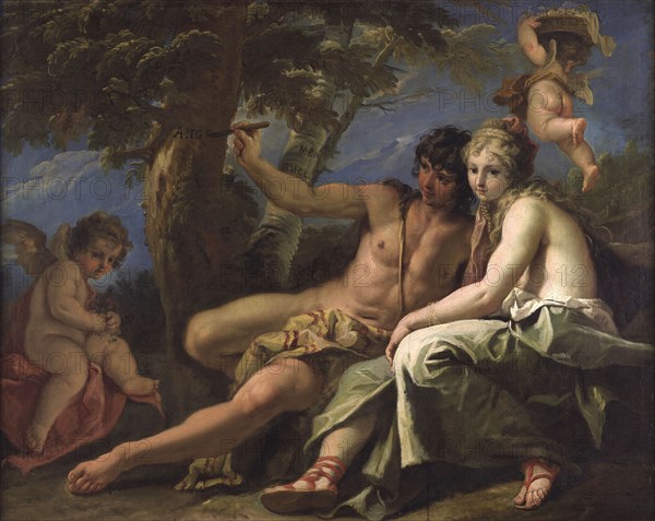 Angelica and Medoro, 1716.