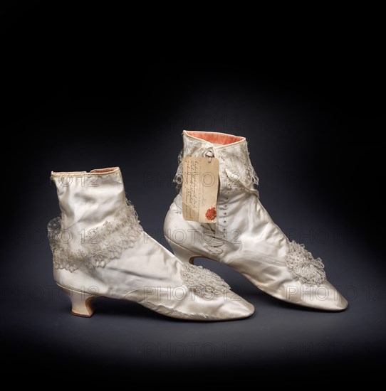 Ankle boots of Empress Elisabeth of Austria, c. 1880.