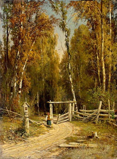 At the Forest Edge, 1871.