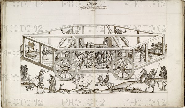 Chariot. From Genetto by Berthold Holzschuher, 1558.