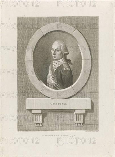 Comte Adam Philippe de Custine (1740-1793), 1792.