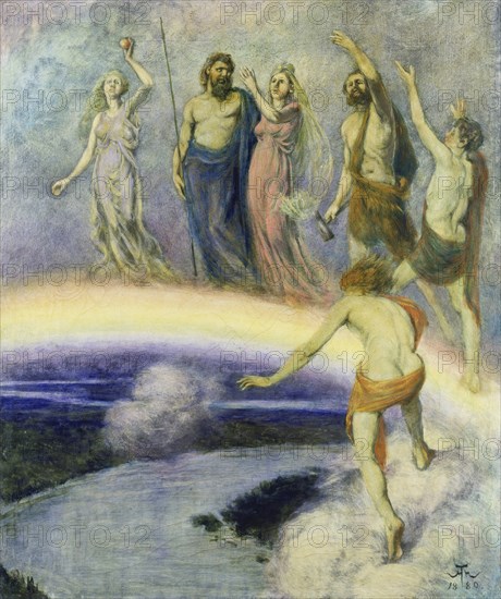 Entry of the Gods into Valhalla, 1880.