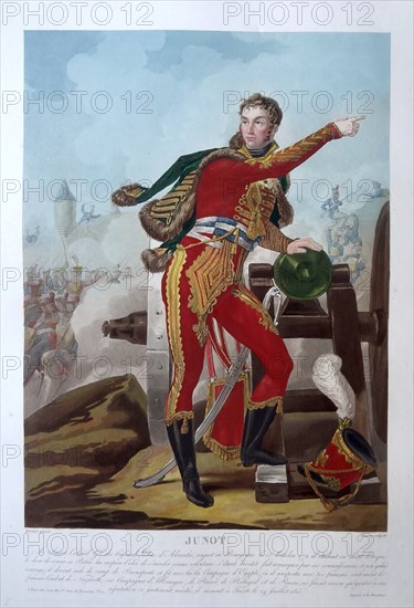 General Jean Andoche Junot (1771-1813), Duc d'Abrantes, 1790s.