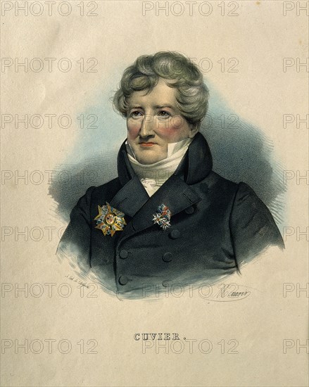 Georges Léopold Chrétien Frédéric Dagobert, Baron de Cuvier (1769-1832), .