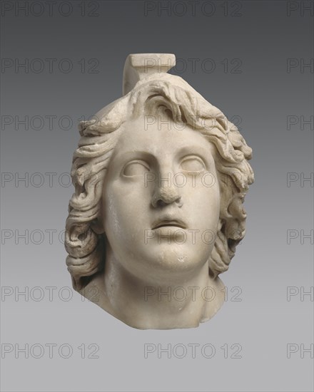 Head of Achilles (Roman copy from a Greek Original), ca 160 BC.