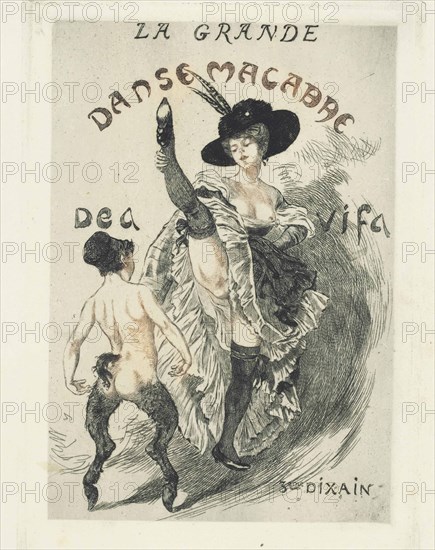 Illustration from the Series La Grande Danse Macabre des Vifs, c. 1907.
