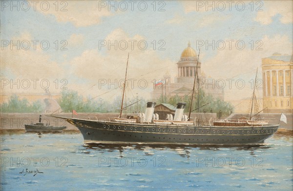 Imperial Yacht Standart on the Neva River, .