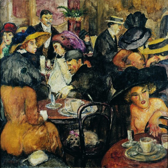 In the Romanesque Café, 1912.