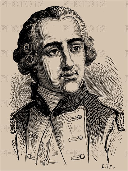 Jean-Baptiste-Donatien de Vimeur, comte de Rochambeau (1725-1807), 1889.