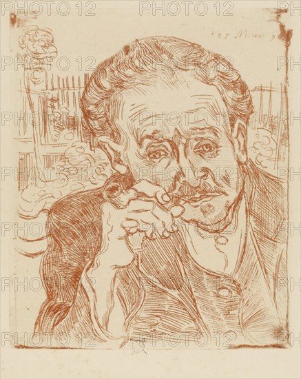 L'Homme à la pipe (Portrait of Dr. Gachet), 1890.