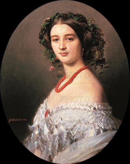 Malcy Louise Caroline Frederique Berthier de Wagram, Princess Murat (1832-1884), 1854.