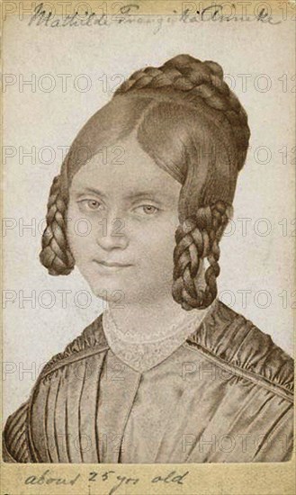 Mathilde Franziska Anneke (1817-1884) , c. 1840.
