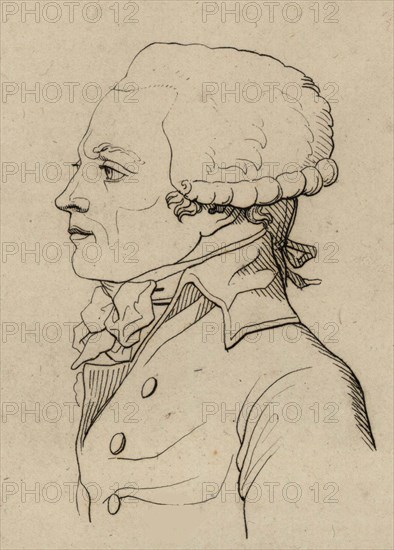 Maximilien de Robespierre (1758-1794) , 1792.