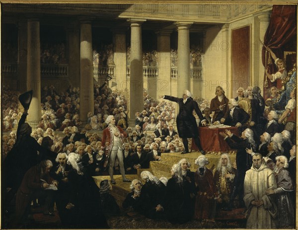 Mirabeau Confronts the Marquis de Dreux-Brézé, 23 June 1789, 1831.