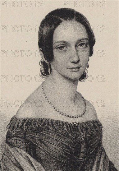 Portrait of Clara Schumann (1819-1896), 1838.