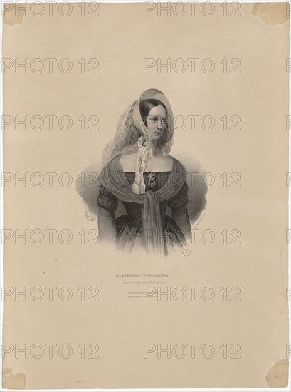 Portrait of Empress Alexandra Fyodorovna of Russia (1872-1918), .