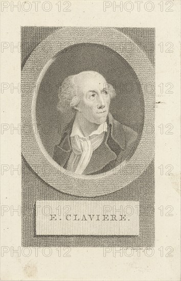Portrait of Étienne Clavière (1735-1793), 1790s.