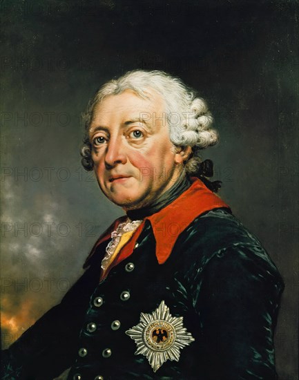 Portrait of Frederick II of Prussia (1712-1786), 1782.