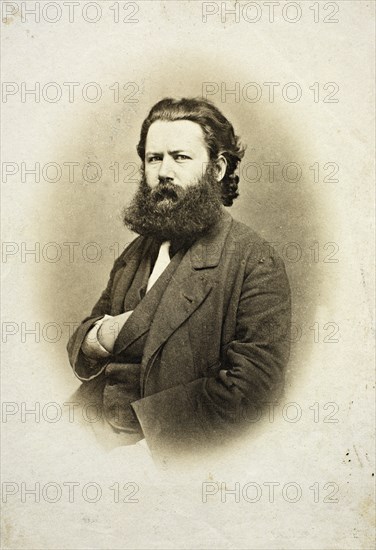 Portrait of Henrik Ibsen (1828-1906), ca 1863.