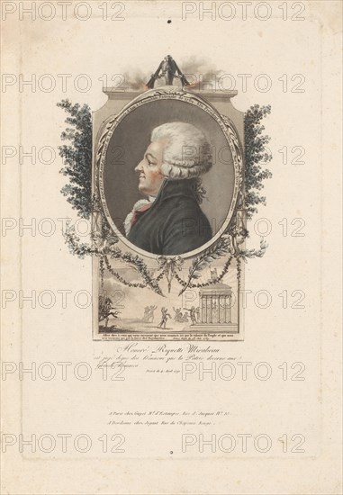 Portrait of Honoré Gabriel Riqueti, comte de Mirabeau (1749-1791), .