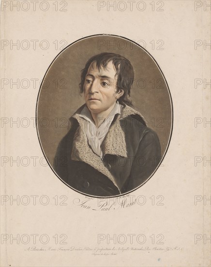 Portrait of Jean-Paul Marat (1743-1793), 1793-1794.