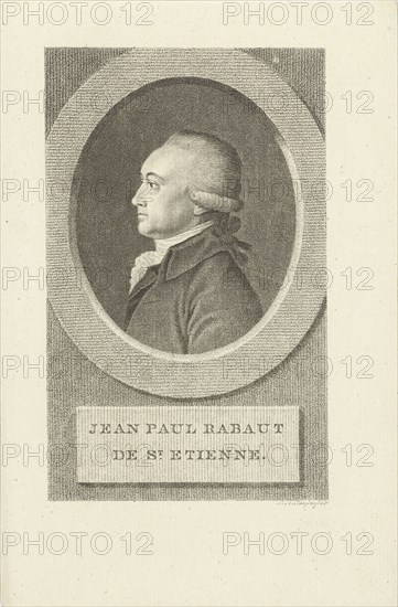 Portrait of Jean-Paul Rabaut Saint-Étienne (1743-1793), 1790s.
