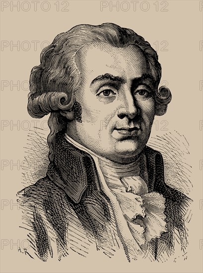 Portrait of Jérôme Pétion de Villeneuve (1756-1794), 1889.