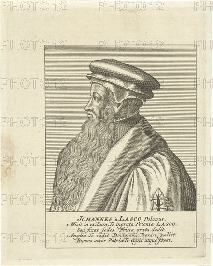Portrait of John Calvin (1509-1564), um 1700.