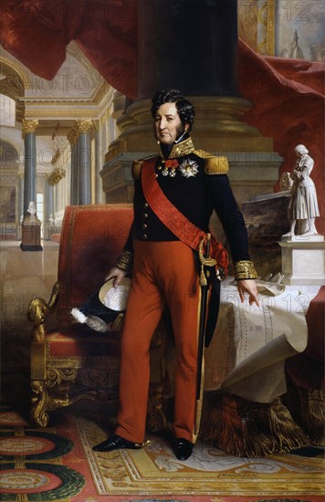 Portrait of Louis Philippe I (1773-1850), King of the French, 1841.
